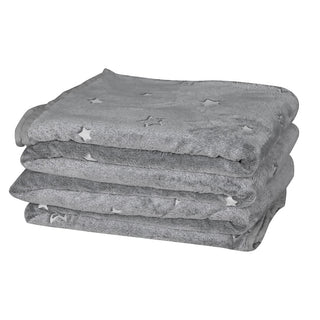 DreamZ 3x3M Large Oversized Blanket Grey Star-1831592846491258880