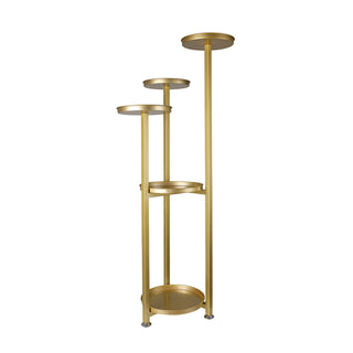 Levede Plant Stand Outdoor Indoor Flower Gold Medium-1848848500603883520