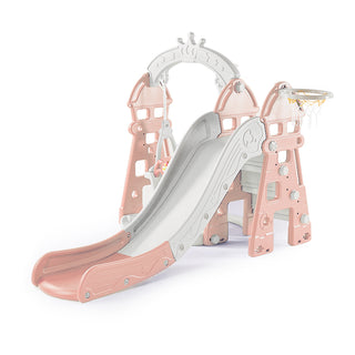 BoPeep Kids Slide Swing Basketball Ring Pink-1831592542991421440