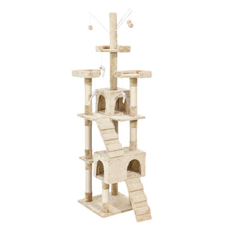 PaWz Cat Tree Scratching Post Scratcher Beige-1864184313503944704