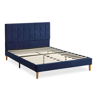 Levede Bed Frame Queen Size Mattress Blue-1843791437326585856