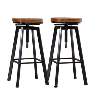 Levede 2x Bar Stools Industrial Kitchen-1848848590248742912