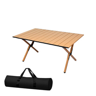 Levede Folding Camping Table Portable Oak-1831592779910877184