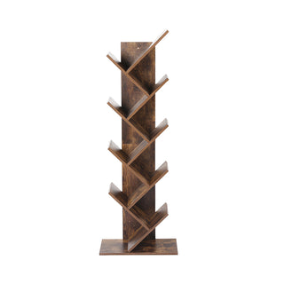 Levede Bookshelf Wooden Tree Bookcase-1831592681395064833