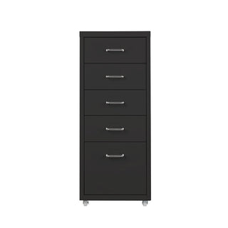 Levede 5 Drawer Office Cabinet Drawers Black-1831592683198615553