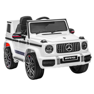 Kids Ride On Car 12V Battery Mercedes-Benz White-1843791372822384641