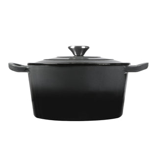 TOQUE 4L Enamel Dutch Oven Pot in Black Colour-1843791378023321601