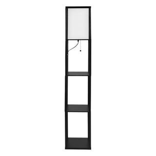 EMITTO Floor Lamp Storage Shelf LED Black-1848848550876811265