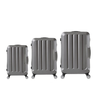 Slimbridge 20"24"28" 3PC Luggage Sets Dark Grey-1848848541980692481