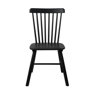 Levede 2x Dining Chairs Kitchen Winsor Black-1831592581545463809