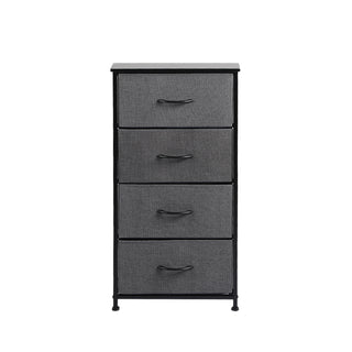 Levede Storage Cabinet Tower Chest Dark Grey-1831592757311967233