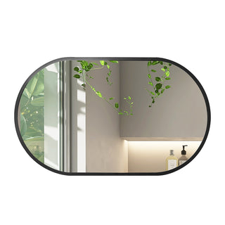 Yezi Large Wall Mirror Bathroom Decor Black-1848848562805411841