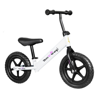 BoPeep Kids Balance Bike Ride On Toys White-1831592945137094657