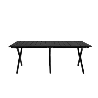 Levede Folding Camping Table Portable Black-1831592749212766209