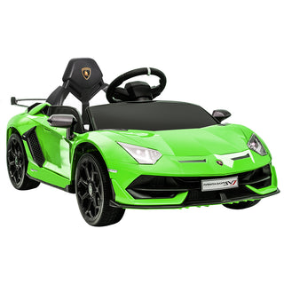 Kids Ride On Car Lamborghini SVJ Licensed Green-1831592502587691009