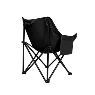 Levede Folding Camping Moon Chair Lightweight Black-1848848504911433729