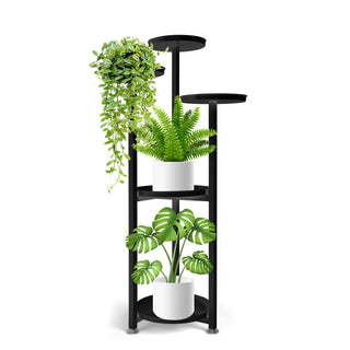 Levede Plant Stand Outdoor Indoor Flower Black Medium-1831592805647126529