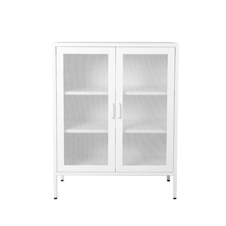 Levede Storage Cabinet Steel Kitchen White-1831592582124277761