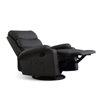 Levede Massage Chair Recliner 360 Swivel Black-1848848505792237569