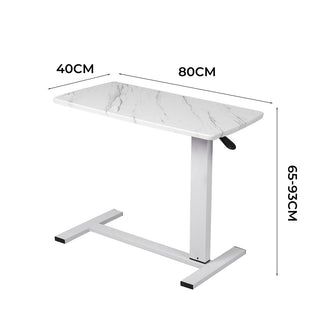 Levede Standing Desk Sofa Bed Side Table White No Slots-1831592626005086210