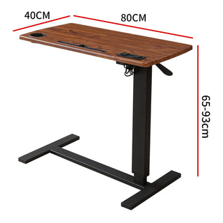 Levede Standing Desk Height Adjustable Brown-1831592610385498114