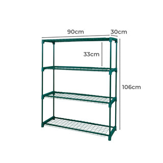 Levede 2x 4 Tier Plant Stand Shelves-1831592777524318210