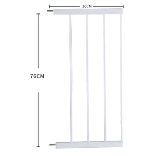 Levede Baby Safety Gate Adjustable Pet White 30cm Extension-1831593060568535042