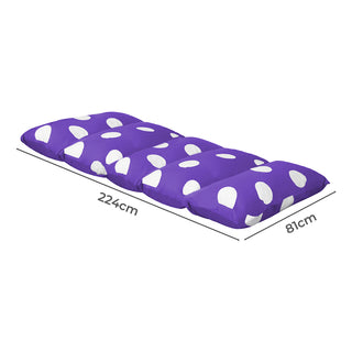 Dreamz Foldable Mattress Kids Pillow Purple Large-1831592674696761346