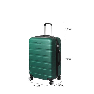 Slimbridge 28" Luggage Case Suitcase Green 28 inch-1831592654673154050