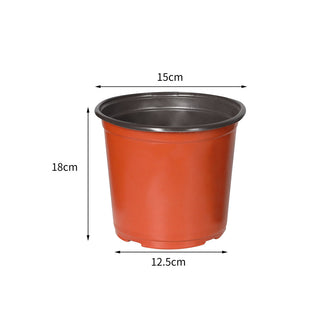 Lambu 100x Plastic Plant Pots Bulk Flowers X-Large-1831592891332562946