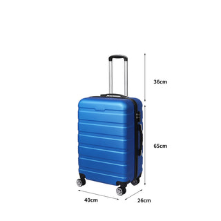 Slimbridge 24"Luggage Case Suitcase Blue 24 inch-1864184365345542146