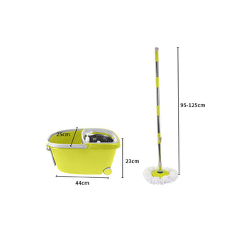 Cleanflo Spin Mop Bucket Set 360? Spinning Green-1848848577837797378