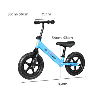 BoPeep Kids Balance Bike Ride On Toys Blue-1843791373271175170