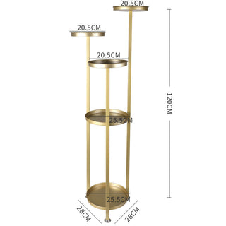 Levede Plant Stand Outdoor Indoor Flower Gold Large-1831592772029779970