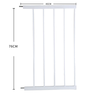 Levede Baby Safety Gate Adjustable Pet White 45cm Extension-1831593008739520514