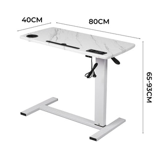 Levede Standing Desk Height Adjustable White-1831592610662322178