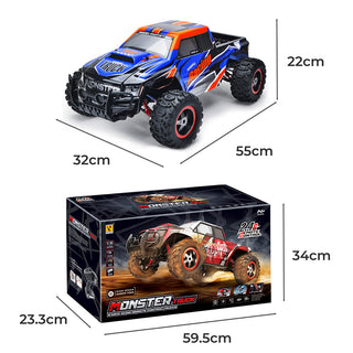 Centra RC Car 1:8 4WD Off-Road Racing Blue-1848848538822381570