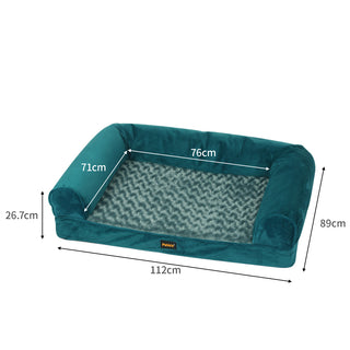 PaWz Pet Bed Sofa Dog Bedding Soft Warm XL Blue X-Large-1843791331185528834