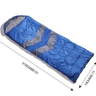 Mountview Single Sleeping Bag Bags Outdoor Blue-1829372338144153602