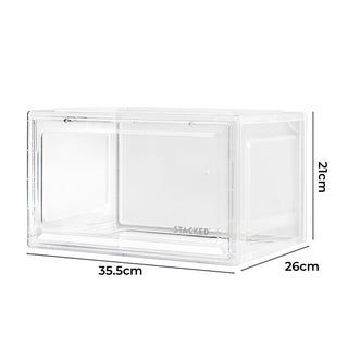 Stacked Shoe Box Acrylic Sneaker Display 1PC Clear-1831593049436852226