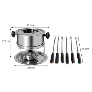 Toque Classic Fondue Set 12pcs Stainless-1843791376458846210