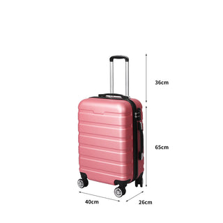 Slimbridge 24"Luggage Case Suitcase Rose Gold 24 inch-1843791384713236482