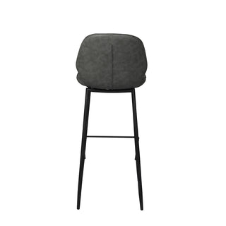 Levede 2x Bar Stool Barstools Counter Grey-1831592583940411395