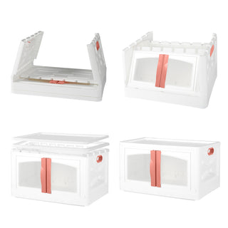 Plastic Storage Containers Stackable Red-1848848492521459715