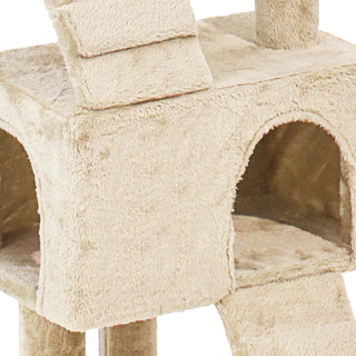 PaWz Cat Tree Scratching Post Scratcher Beige-1864184313503944707