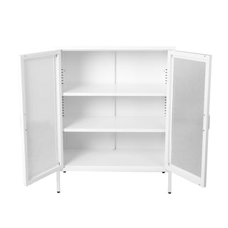 Levede Storage Cabinet Steel Kitchen White-1831592582124277763