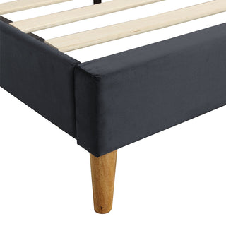 Levede Fabric Bed Frame Double Mattress Grey-1831592516772827140