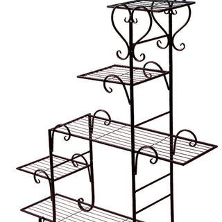 Levede Plant Stand Outdoor Indoor Metal Bronze-1843791313770778628