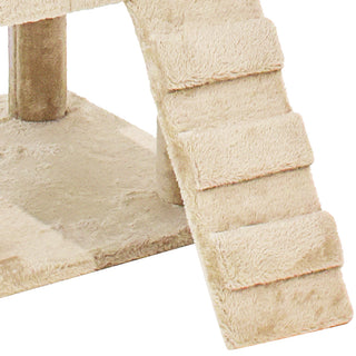 PaWz Cat Tree Scratching Post Scratcher Beige-1864184313503944708