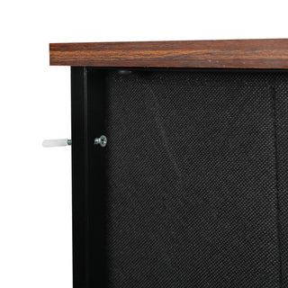 Levede Storage Cabinet Tower Chest Brown Fold-1831592609227870212